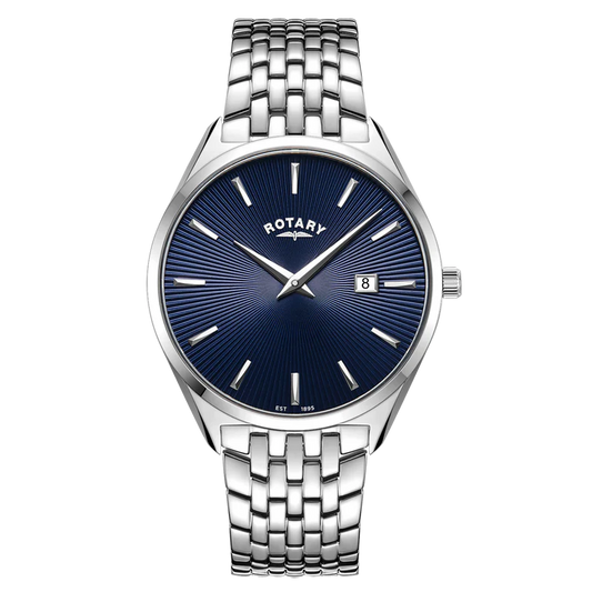Rotary Ultra Slim Stainless Steel Bracelet Watch