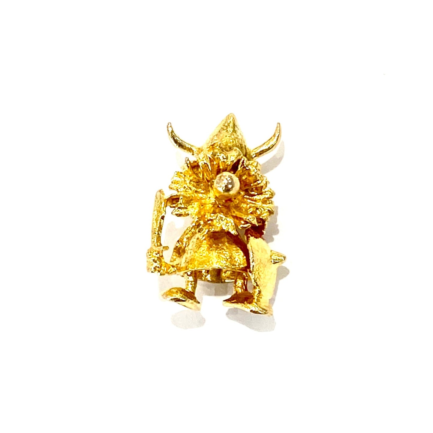 9ct Yellow Gold Viking Charm Pre Loved