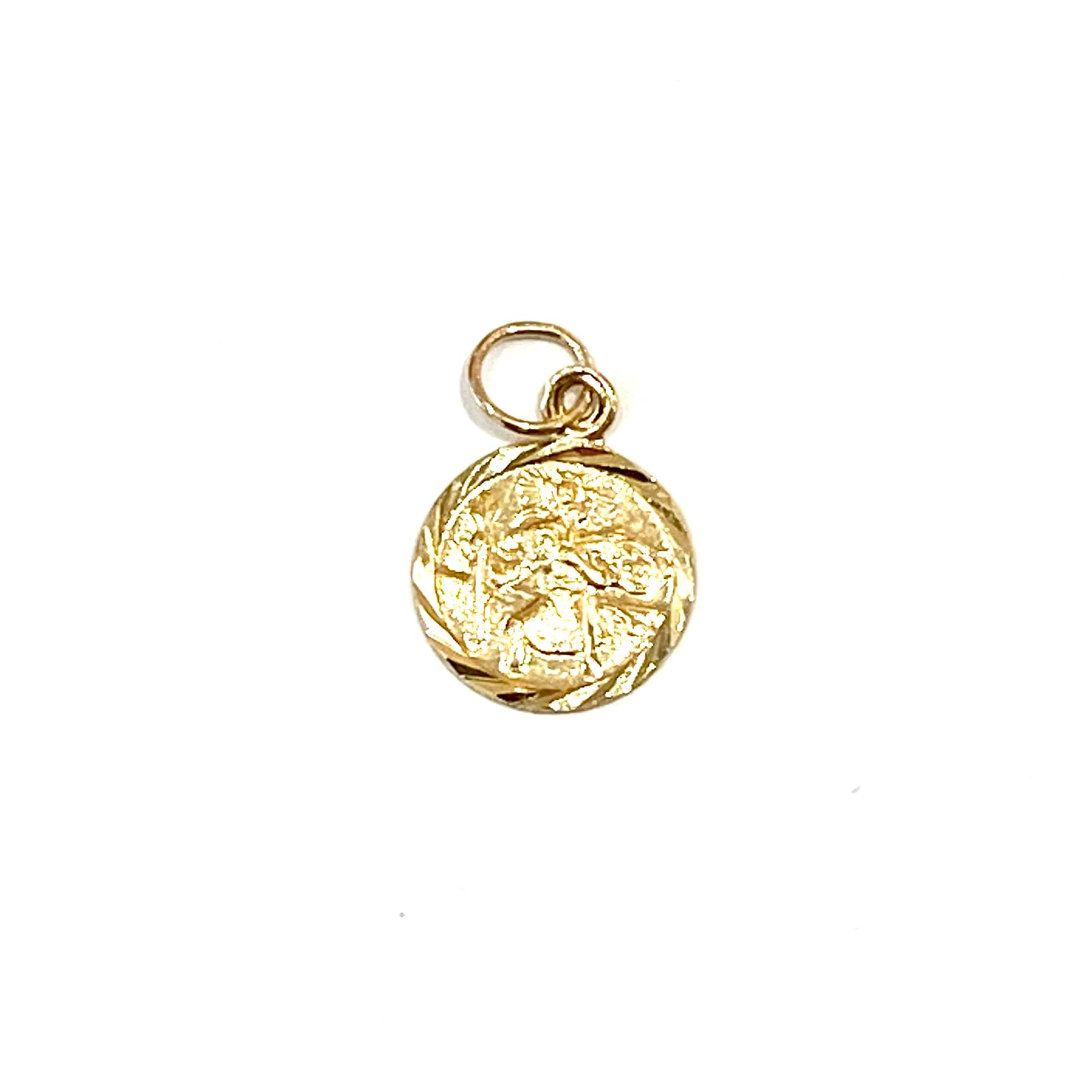 9ct Yellow Gold St Christopher Charm Pre Loved