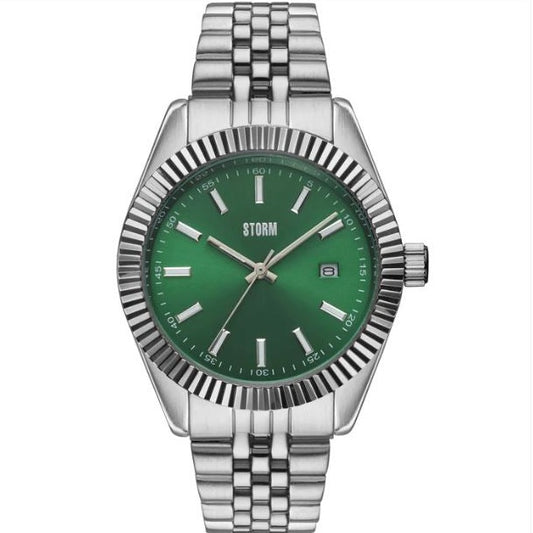 STORM  Roxton Green Dial Two-Tone Brushed and Polished Finish Stainless Steel
