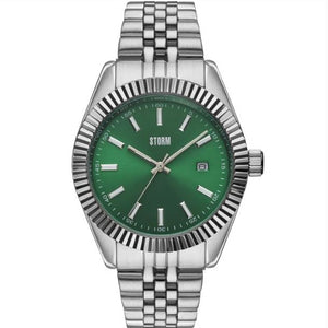 47532/GN STORM Gents Roxton Green Dial Two-Tone Brushed and Polished Finish Stainless Steel