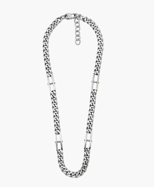 Fossil Heritage D-Link Stainless Steel Chain Necklace JF04356040