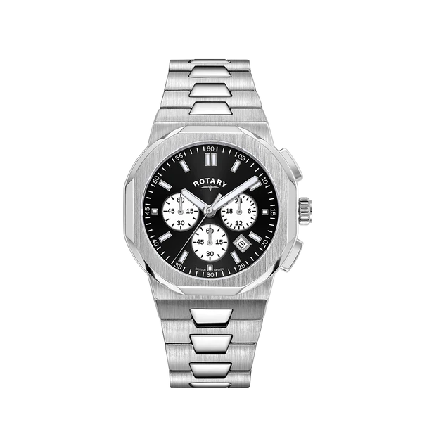 GB05450/65 Rotary Gents Regent Chronograph S/S bracelet watch
