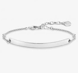 Thomas Sabo Sterling Silver 'Love Bridge' ID Bracelet