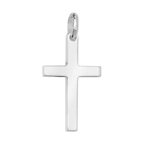 Silver Plain Cross Pendant