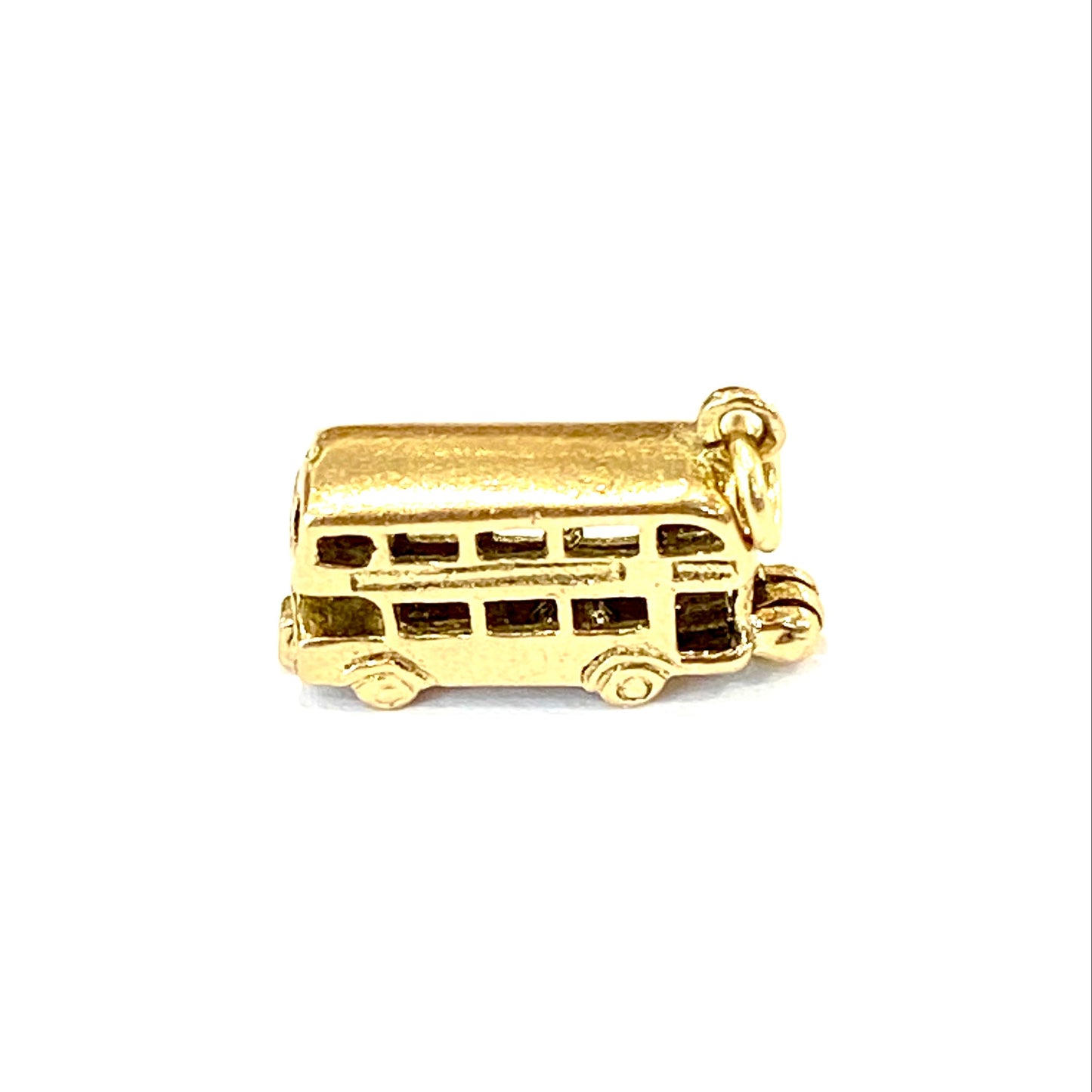 9ct Yellow Gold Double Decker Bus Charm Pre Loved