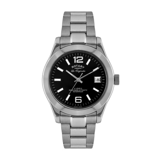 GB08150/19 Gents Rotary S/S Automatic Bracelet Watch with Date