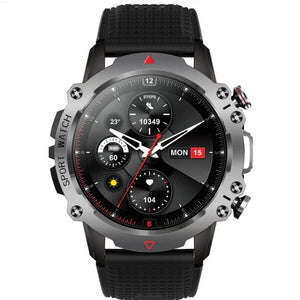 47535/TI Storm S-HERO Smart Watch With Titanium Coloured Case and Black Strap