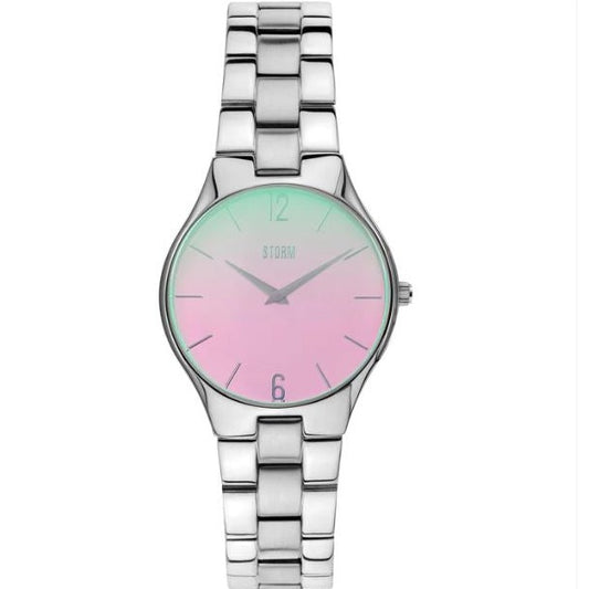 STORM Sareli Lazer Pink Dial Stainless Steel Watch