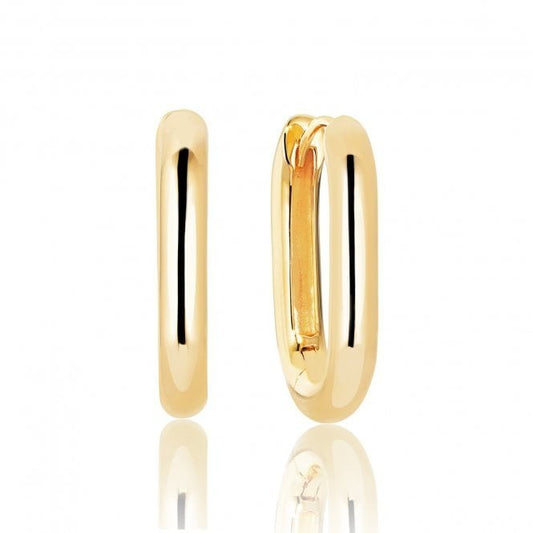 SJ-E62010-SG Capri Medio Pianura Earrings