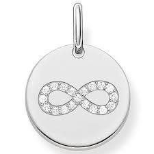 Thomas Sabo Sterling Silver CZ set infinity pendant