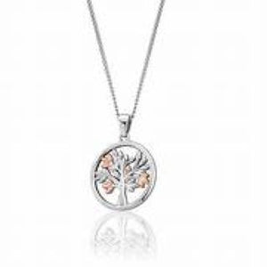 3SNTLCP Clogau Silver/9ct gold Tree of Life Pendant