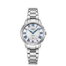 LB05425/07 Ladies Cambridge Roman Numerals white dial with date Stainless Steel bracelet watch