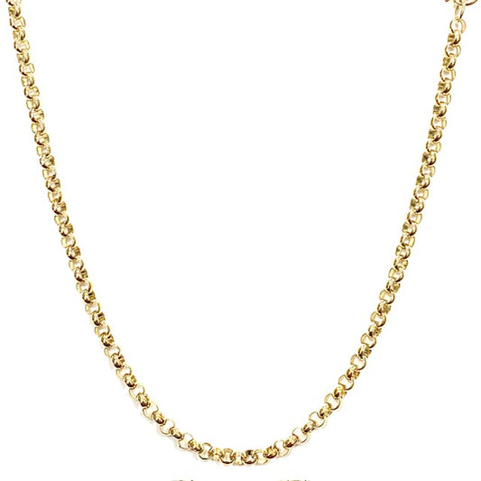 8ct Yellow Gold Round Belcher Chain Pre Loved