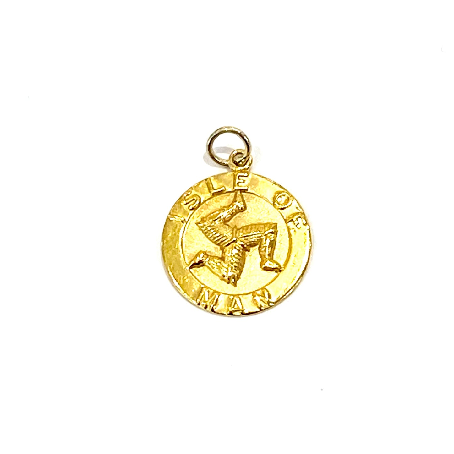9ct Yellow Gold Isle of Man 3 Legs Charm Pre Loved