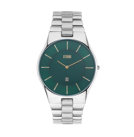 Storm Men's Slim-X XL Stainless Steel Watch with Green Dial