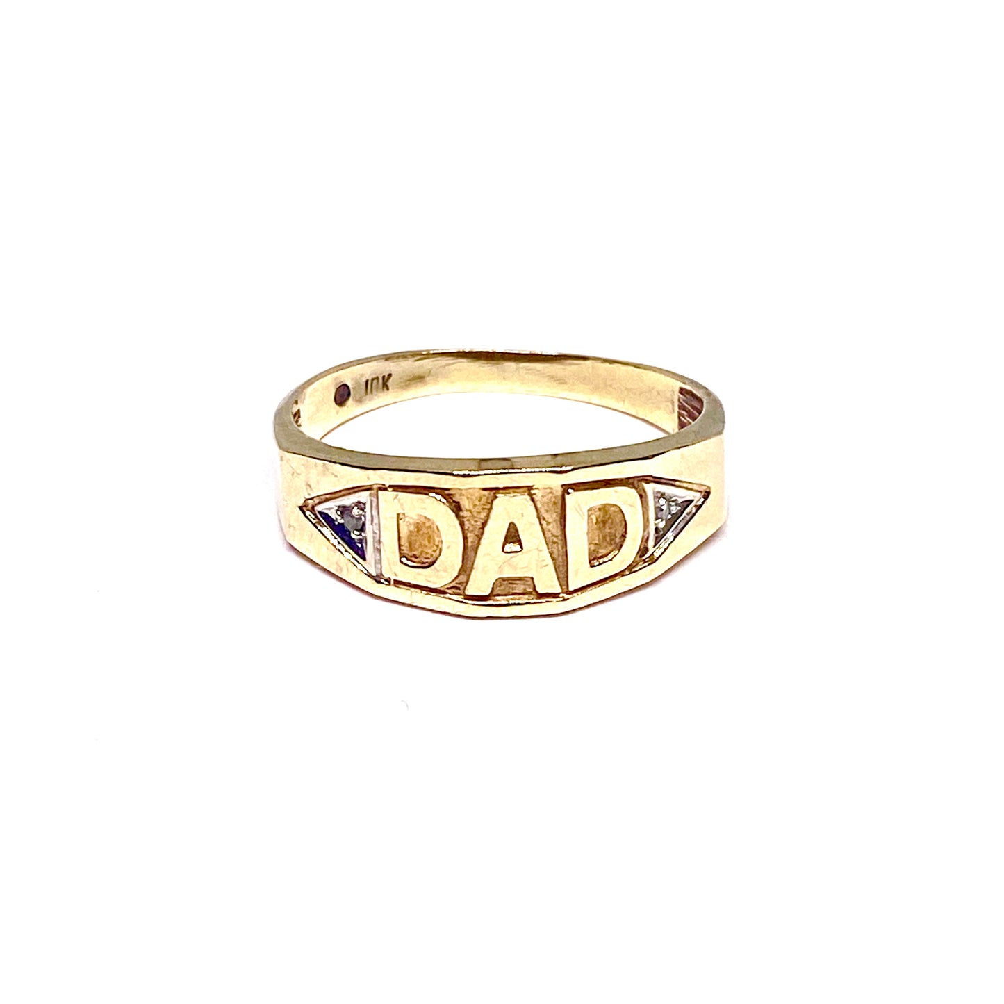 10ct Yellow Gold DAD Ring Pre-Loved