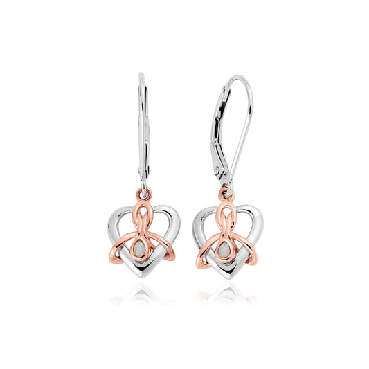 3SDWE Clogau silver with 9ct gold Dwynwen Opal Drop Earrings £169