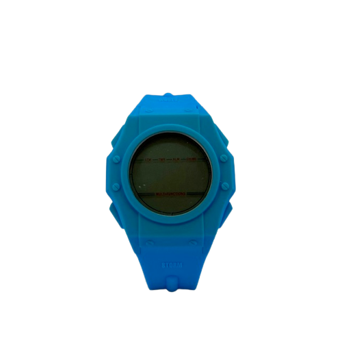 47072/B Storm Blue Digital Automatic on silicone strap watch £89.99