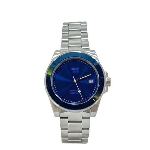 47440/B Gents Storm Stainless Steel  Aquavon Blue bracelet watch