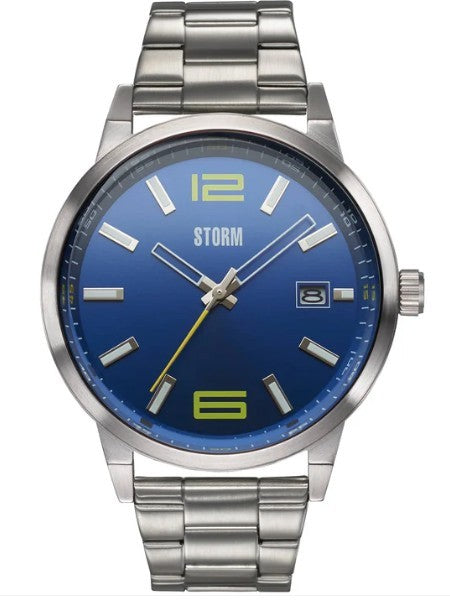 Storm Koshi Blue Gents Stainless Steel Bracelet Watch