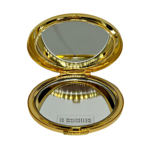 Stratton 6181287 gold Plated Stone Set Double Compact mirror £30