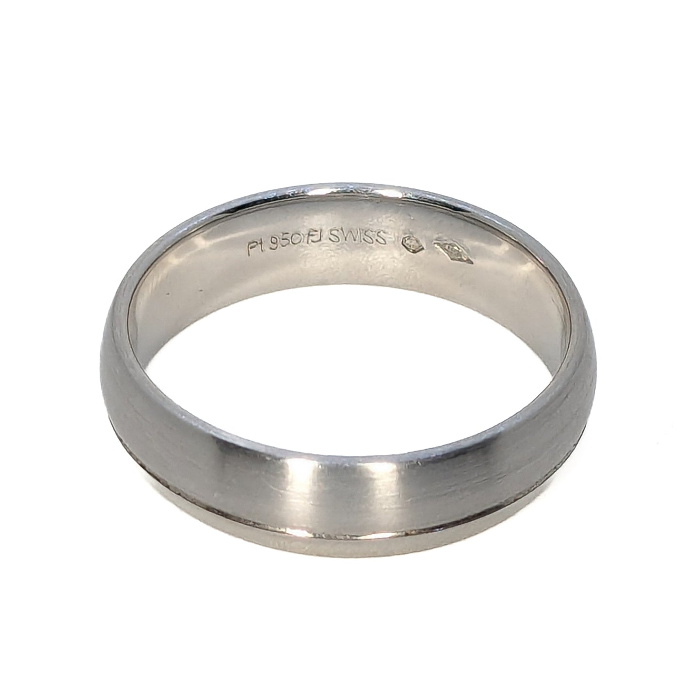 Furrer Jacot Gents Platinum 6mm Wedding Ring