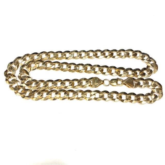 9ct gold Curb Link Pre-Loved Necklace