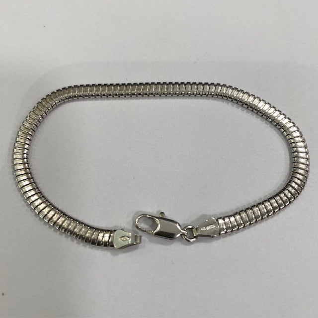 18ct W/G Snake link bracelet Pre-loved
