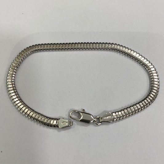 18ct W/G Snake link bracelet Pre-loved