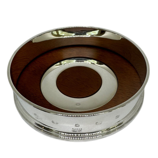 BOCSR5-SS Silver hallmarked  5' Bottle Coaster