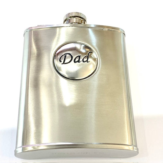 Stainless Steel Captive Top DAD Hip Flask