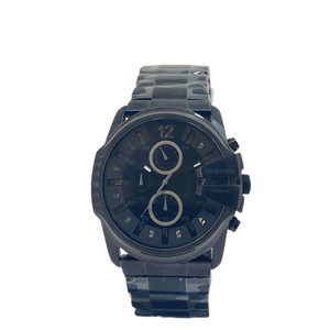 DIESEL Men's Chief Chronograph Black Stainless Steel Watch DZ4180