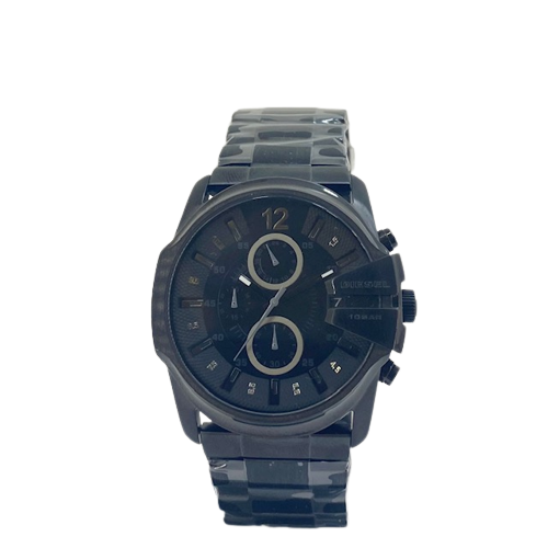 DIESEL Men's Chief Chronograph Black Stainless Steel Watch DZ4180
