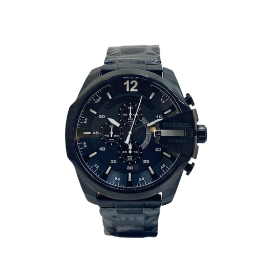 DIESEL Mega Chief Chronograph Black Stainless Steel Watch DZ4283