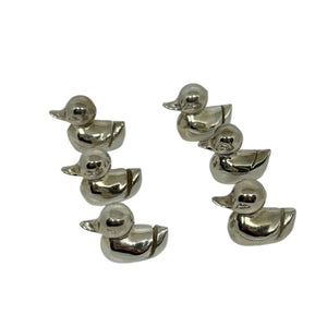 130696 Yeomen Silver Plated Duck Place settings Set of 6
