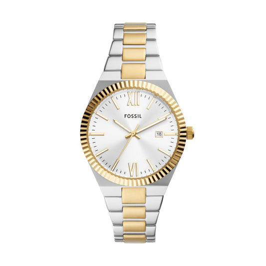 FOSSIL Scarlette Three-Hand Date Two-Tone Stainless Steel Watch ES5259