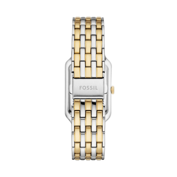 FOSSIL Raquel Three-Hand Date 2 Tone Stainless Steel Bracelet Watch ES5305