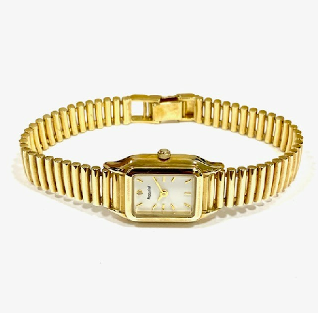 Accurist 9ct Yellow Gold Bracelet Watch