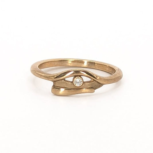 9ct Yellow Gold Diamond Dress Ring