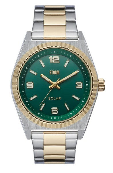 STORM Sunstone SOLAR  2 Tone Stainless Steel Bracelet Watch