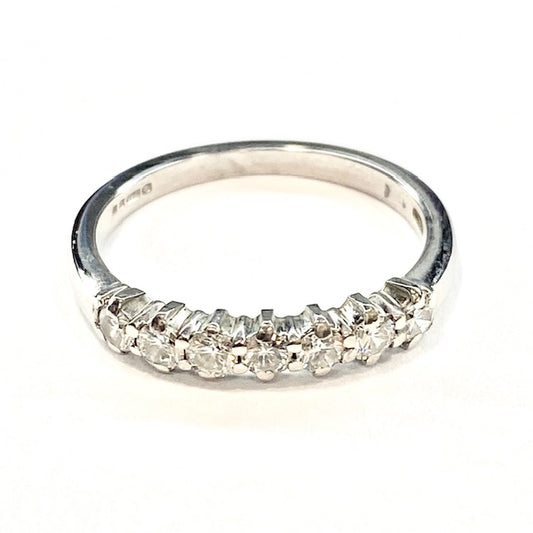 18ct White Gold Diamond Eternity Ring Pre Loved