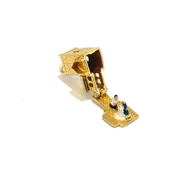 9ct Yellow Gold Church Charm Pre Loved