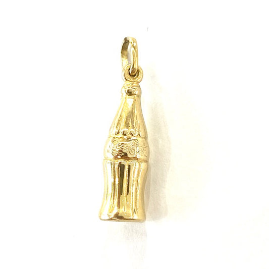 9ct Yellow Gold Coca Cola Bottle Charm