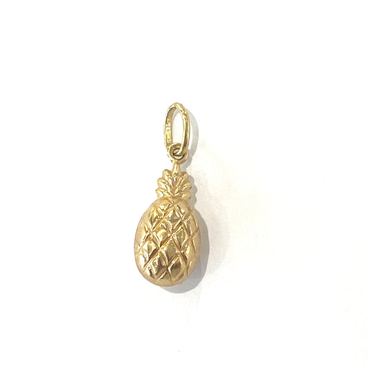 9ct Yellow Gold Pineapple Charm Pendant