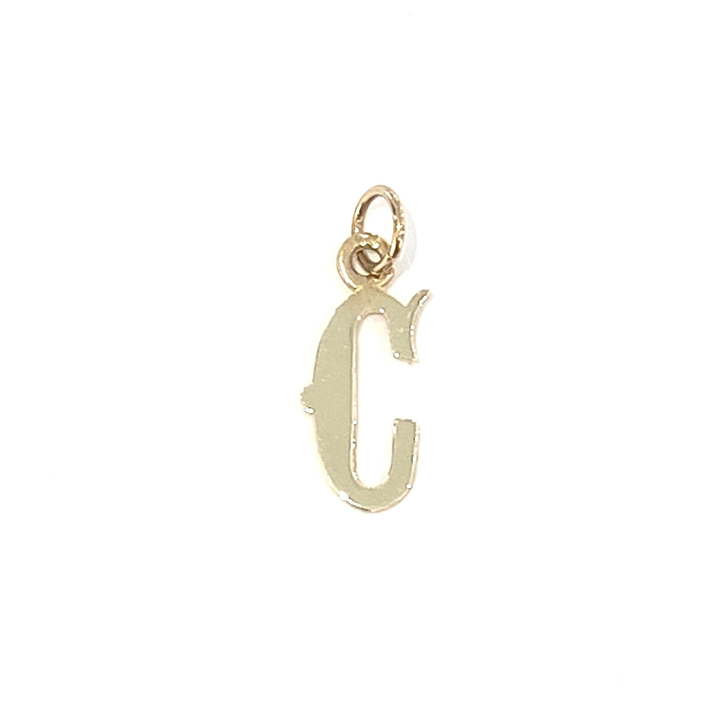 9ct Yellow Gold Initial Charm Pendant
