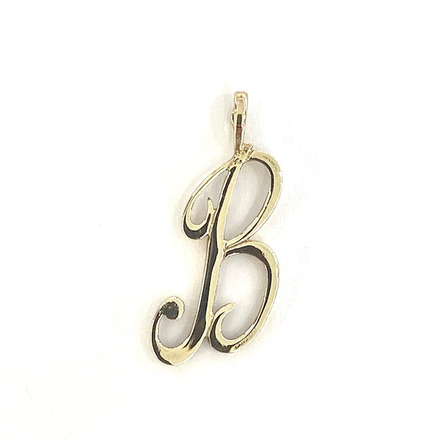 9ct Yellow Gold Initial Pendant