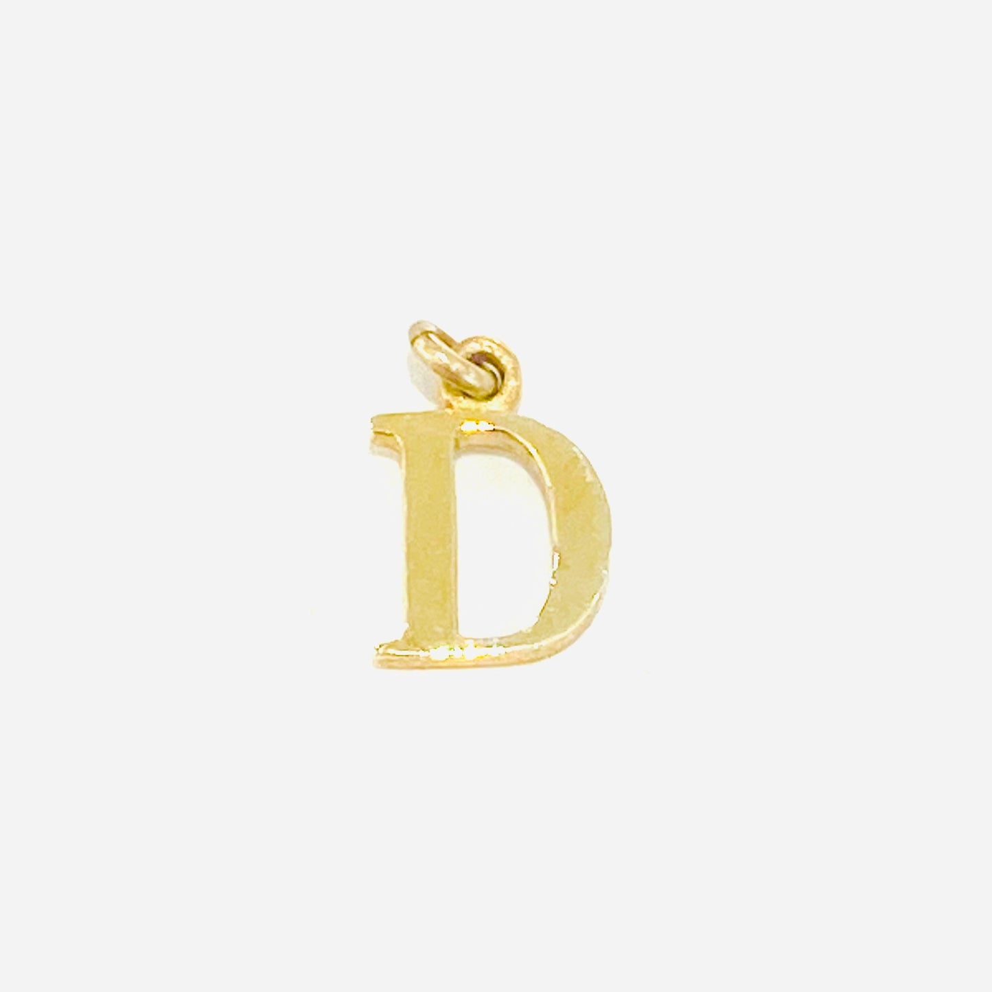 9ct Yellow Gold Initial Charm Pendant