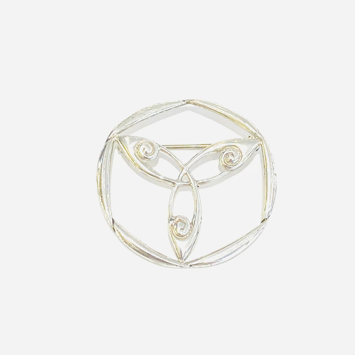 Sterling Silver Celtic Style Brooch