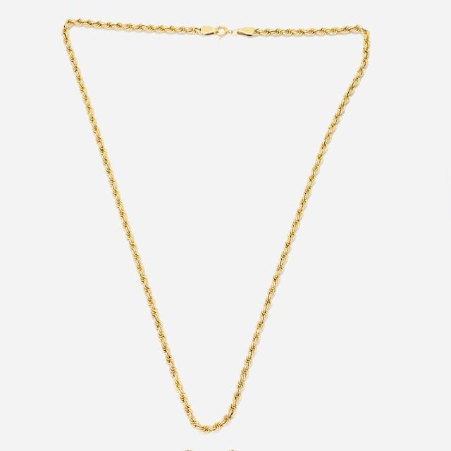 9ct Yellow Gold Rope Chain Pre Loved